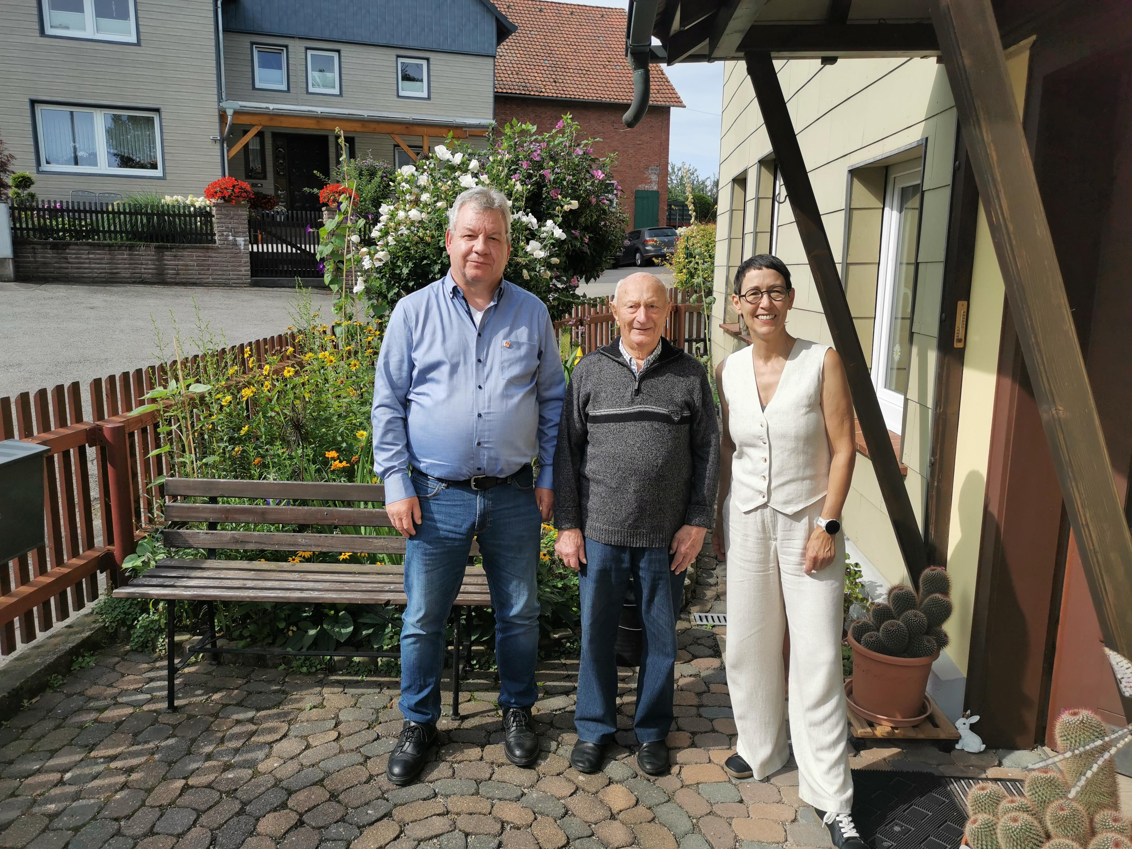 Kollege Hermann Meier ist der IG Metall seit 80 Jahren treu.