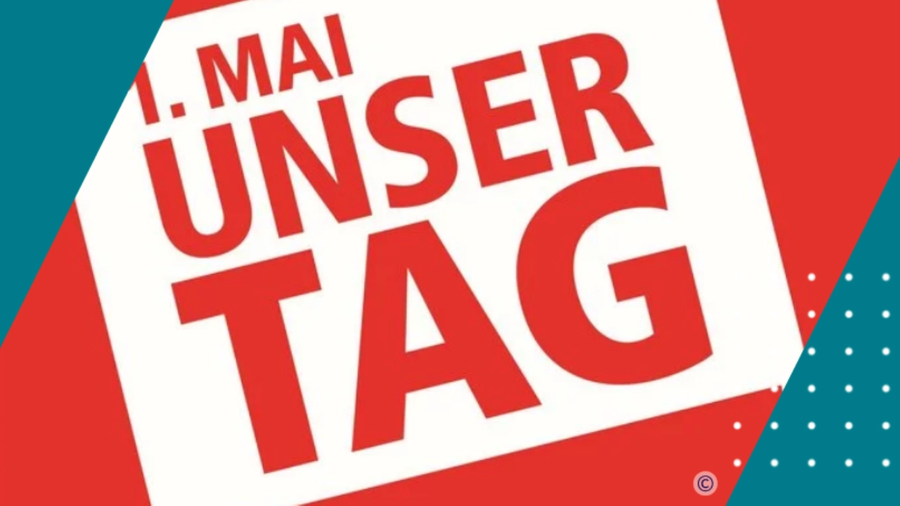 Maifeiertag "unser Tag", Logo