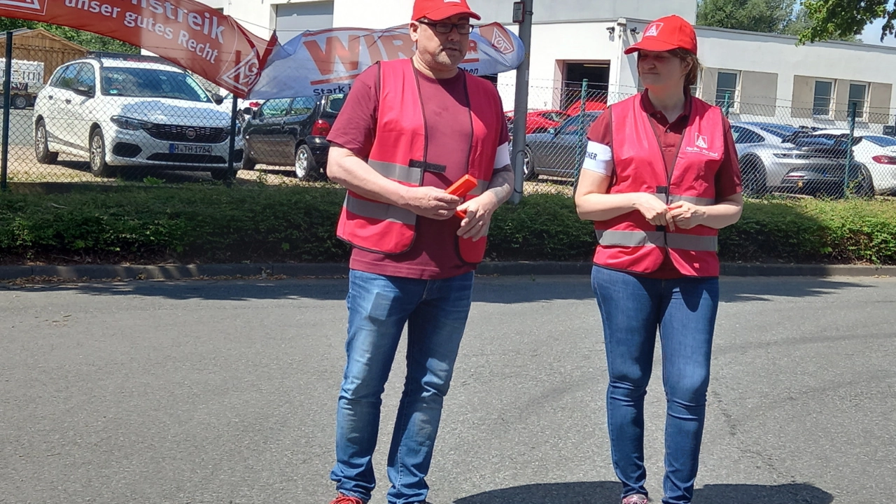 Warnstreik Mewa am 26.06.2025