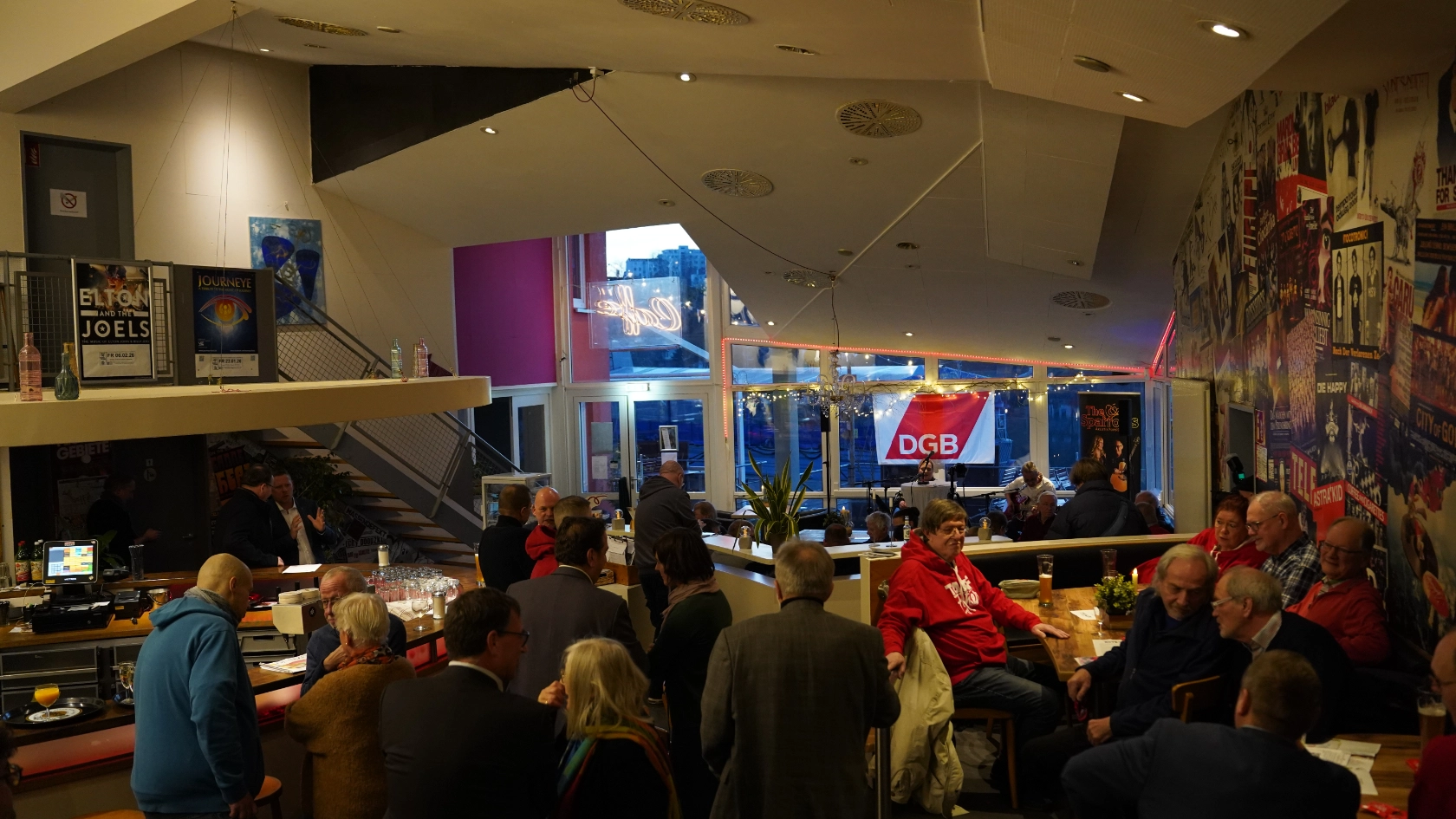 Aufnahme vom Empfang