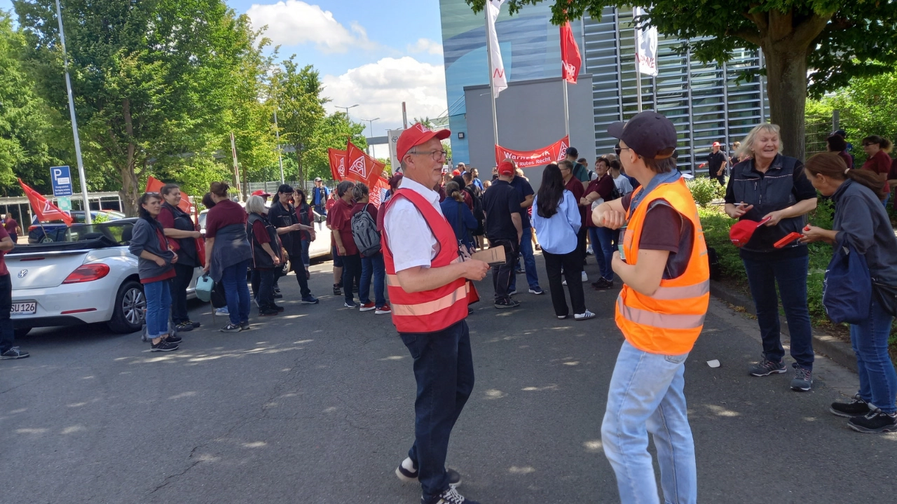 Warnstreik Mewa am 26.06.2025