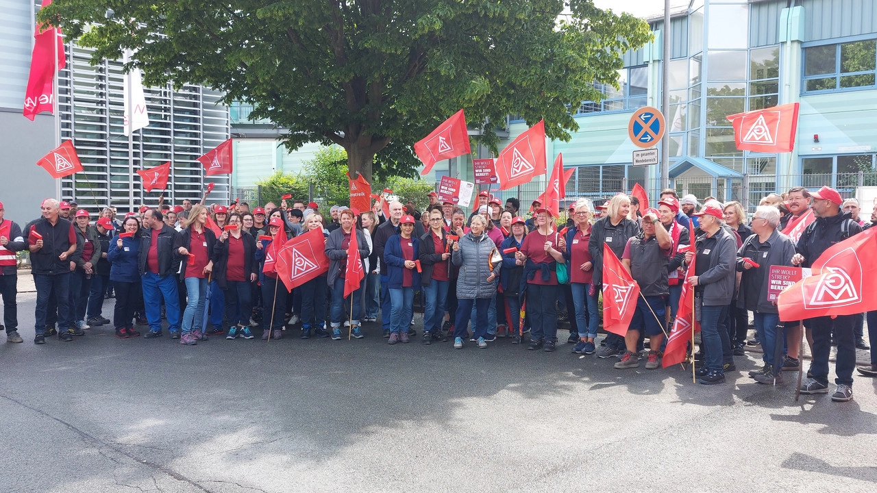 Warnstreik bei Mewa