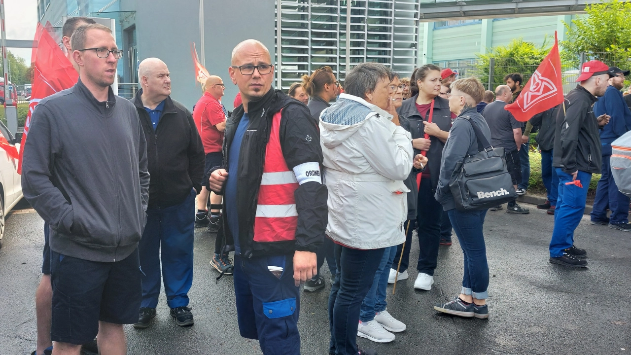 Warnstreik bei Mewa