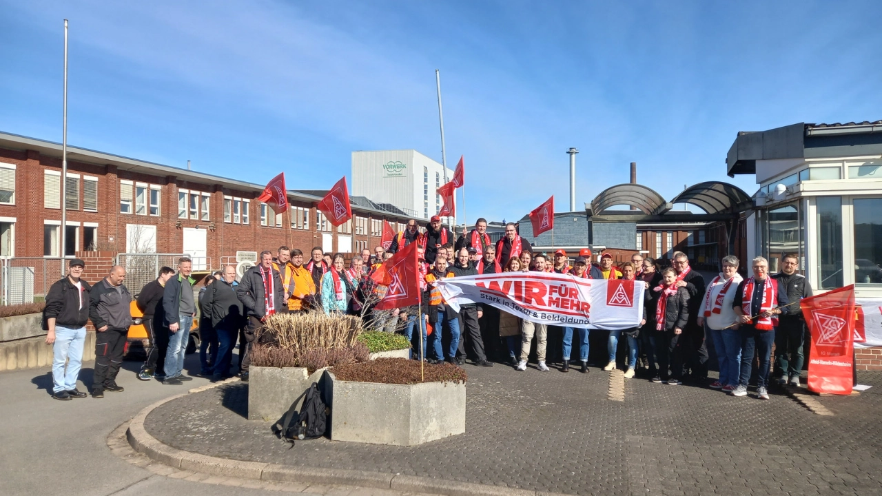 Warnstreik im "Das Teppichwerk"