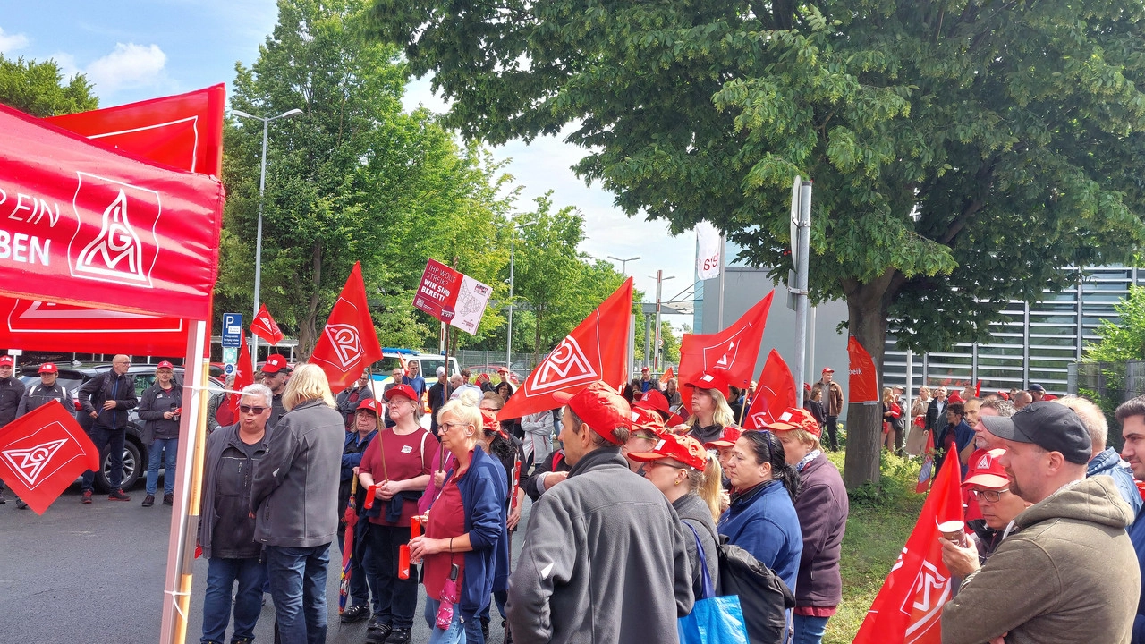 Warnstreik bei Mewa