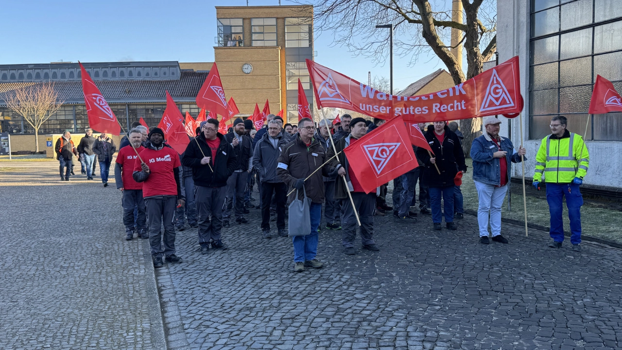 Warnstreik bei Fagus GreCon