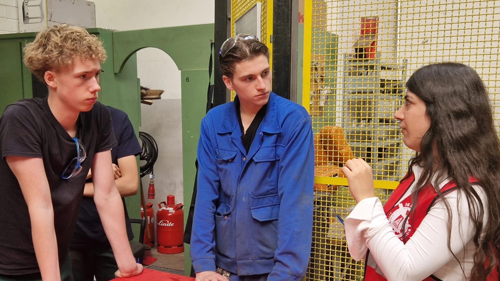 Diskussion der Tarifforderungen bei KSM Castings in Hildesheim.