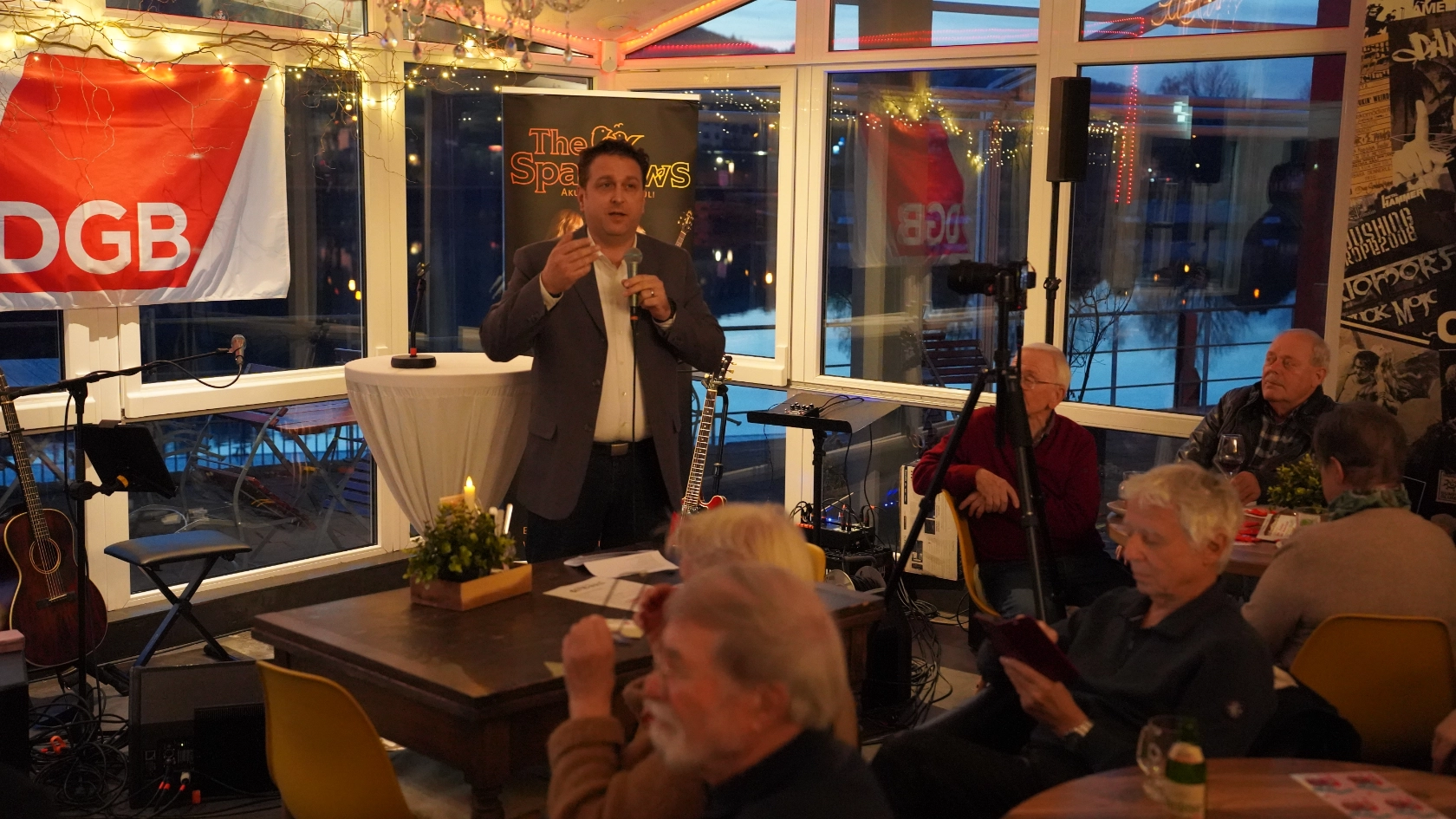 Aufnahme vom Empfang