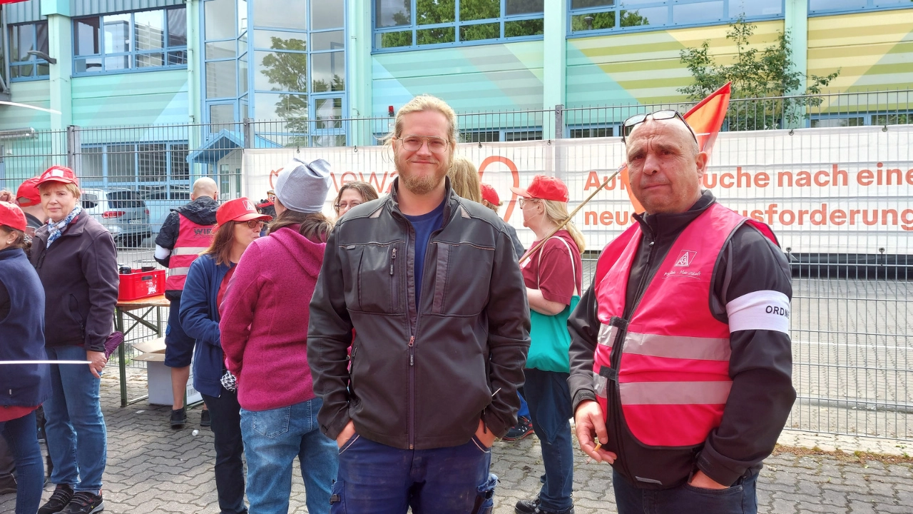 Warnstreik bei Mewa