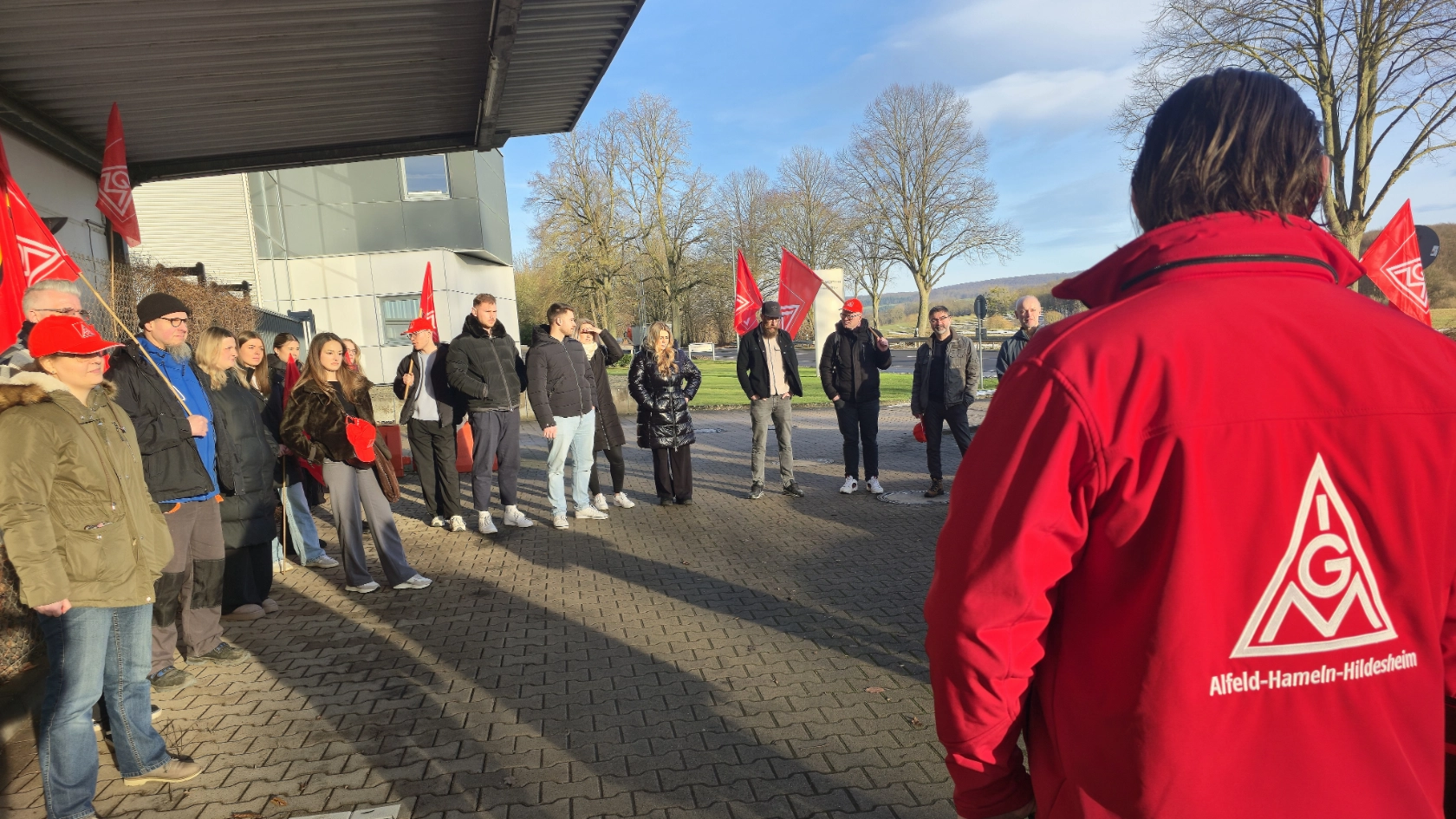 Wanrstreik bei Haworth in Bad Münder.