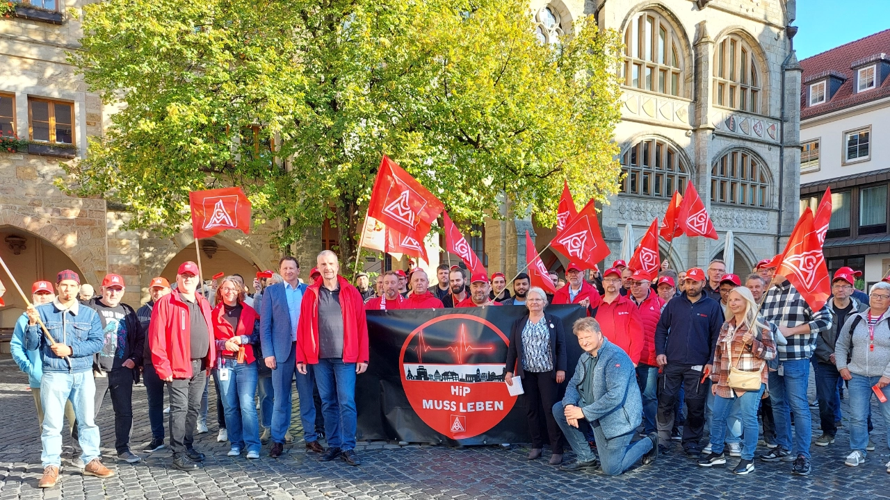 Flashmob bei Bosch Hildesheim, 30. September 2025