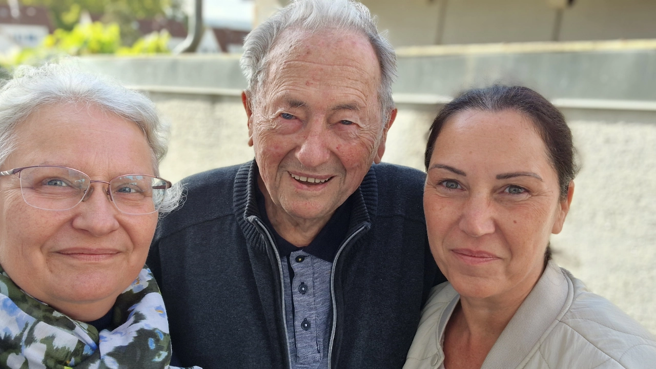 Karoline Kleinschmidt (v.l.), Hans Siebert und Sabina Sawyer.
