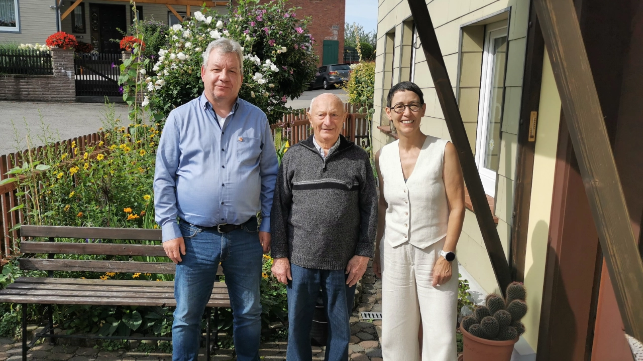 Andreas Brünig (v.l.), Hermann Meier und Bianka Möller.