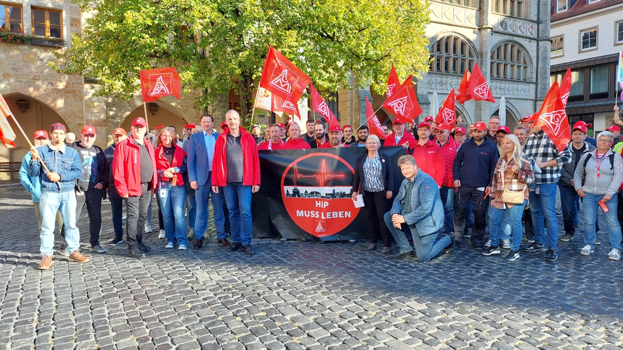 Flashmob bei Bosch Hildesheim, 30. September 2025