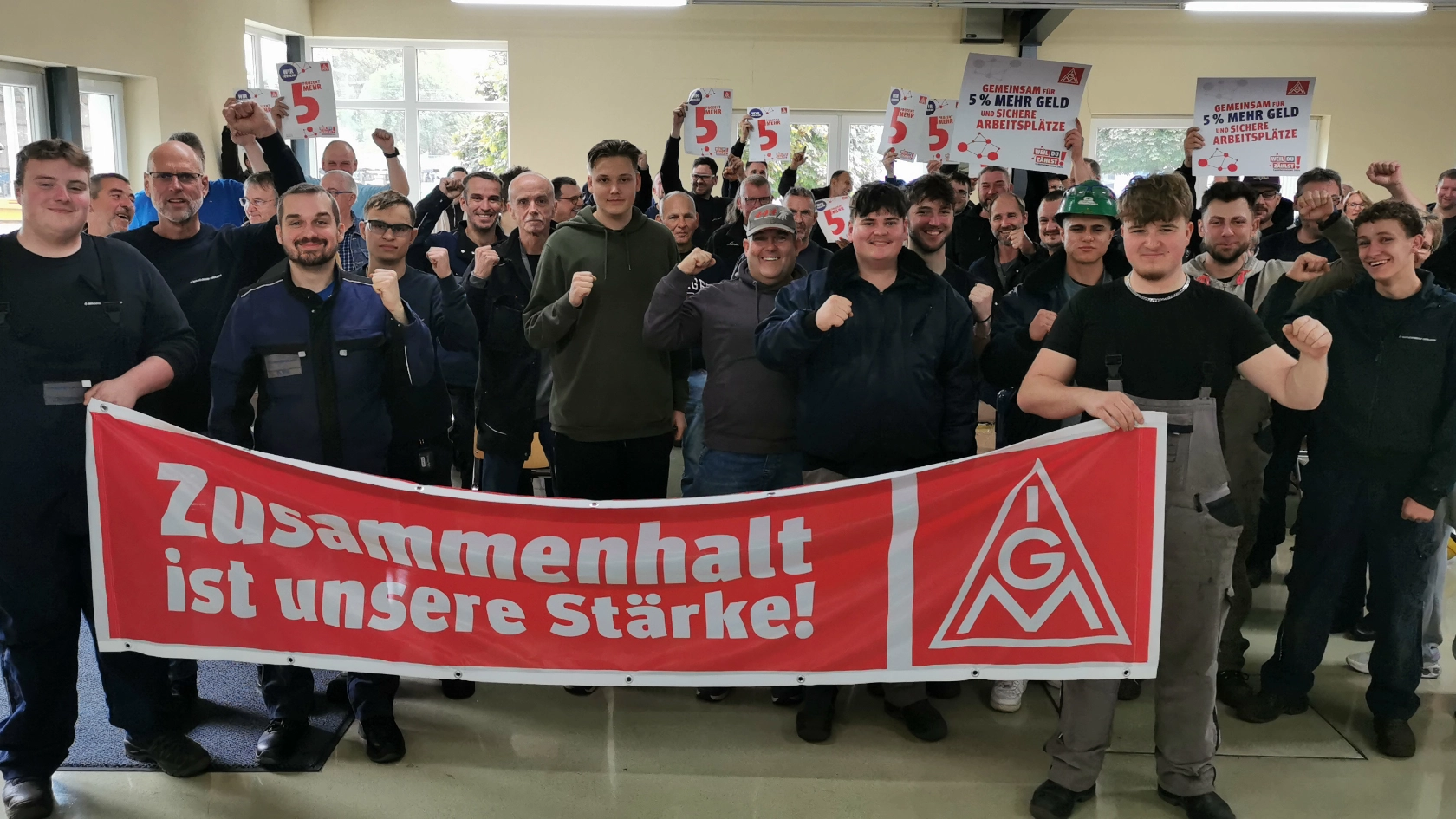 Tarifaktion "Zusammenhalt ist unsere Stärke!"