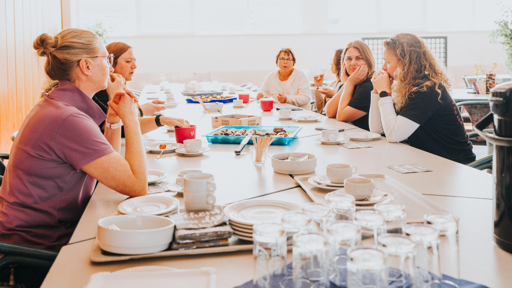 Impressionen von der Aktion zum Frauentag bei Fa. Stüken in Rinteln