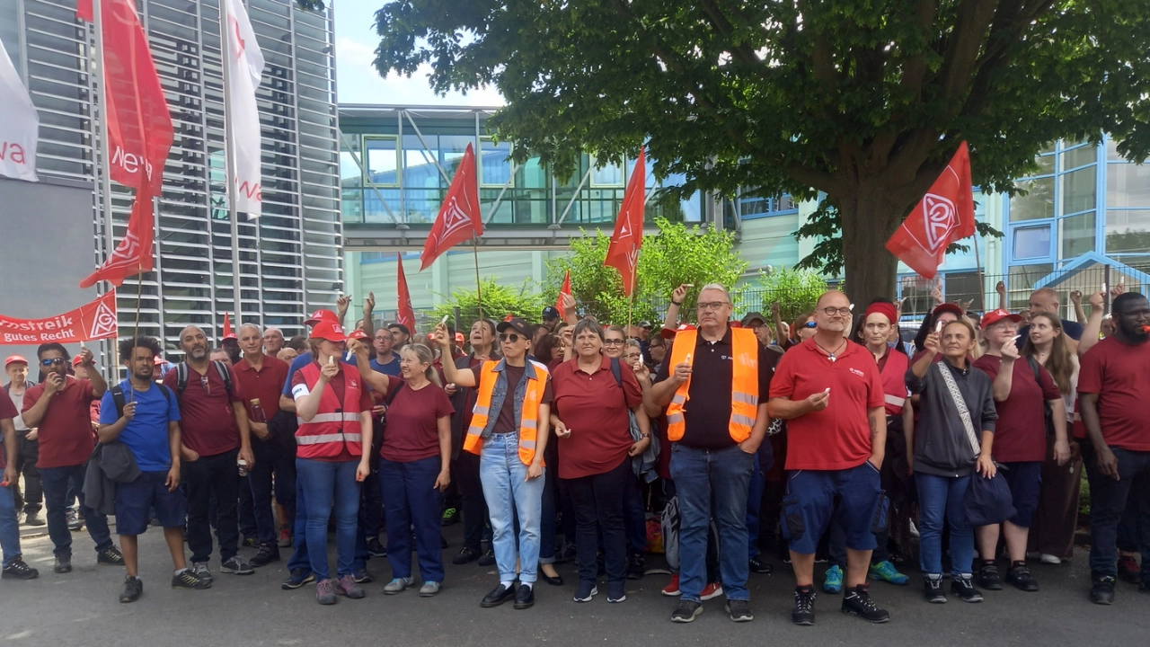 Warnstreik Mewa am 26.06.2025