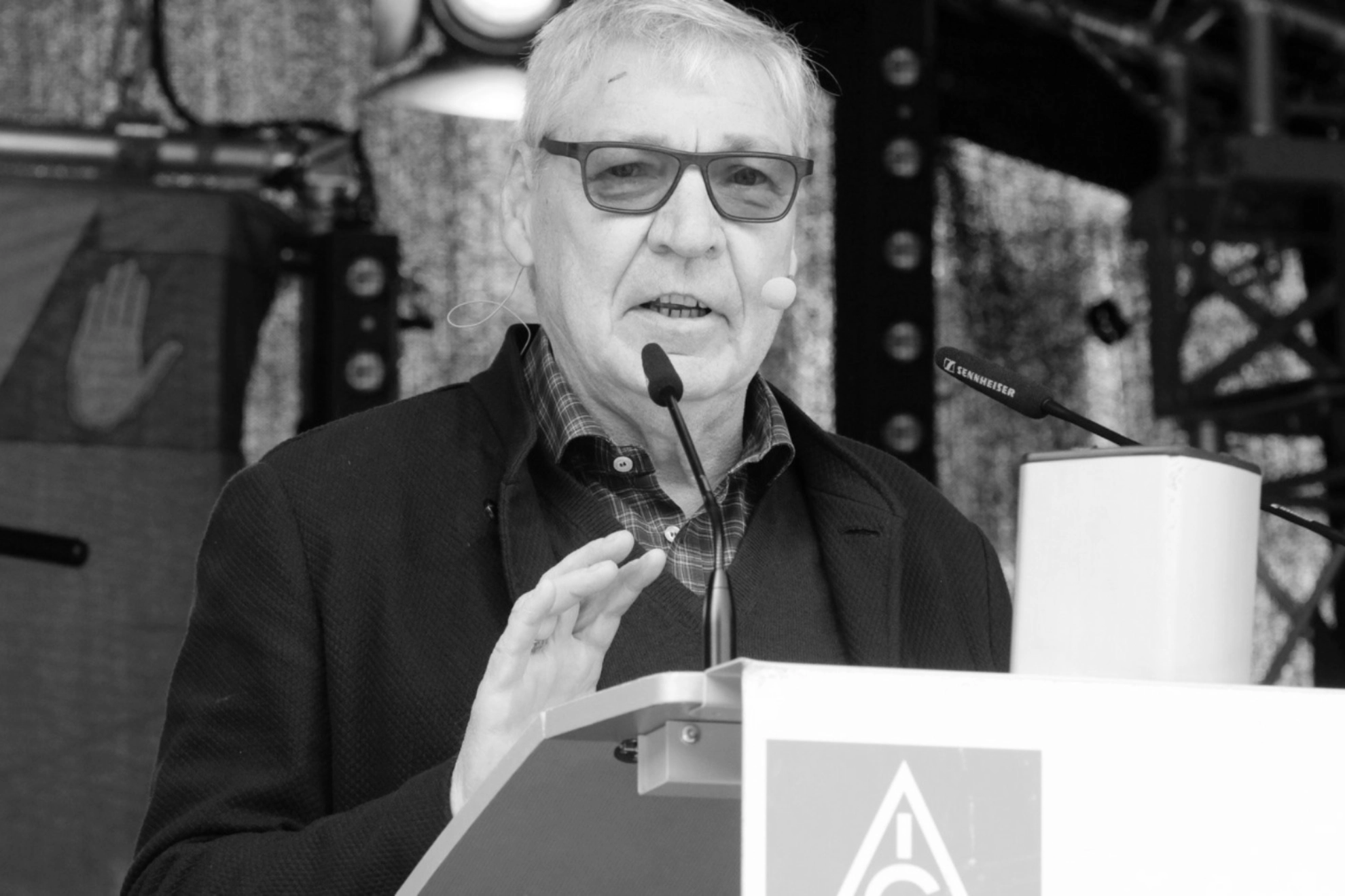 Archivfoto: Michael Sommer auf einer Veranstaltung in Wolfsburg im Jahr 2019