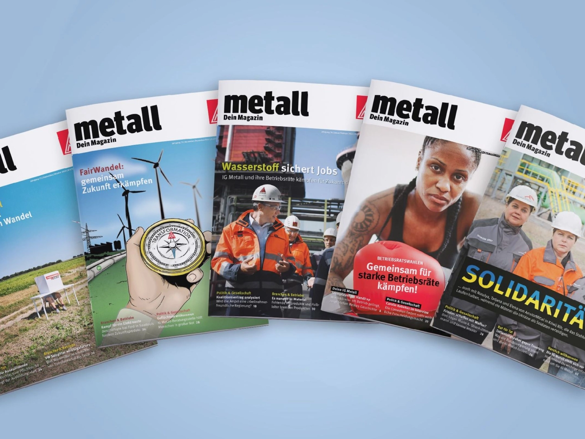 Header magazin metall