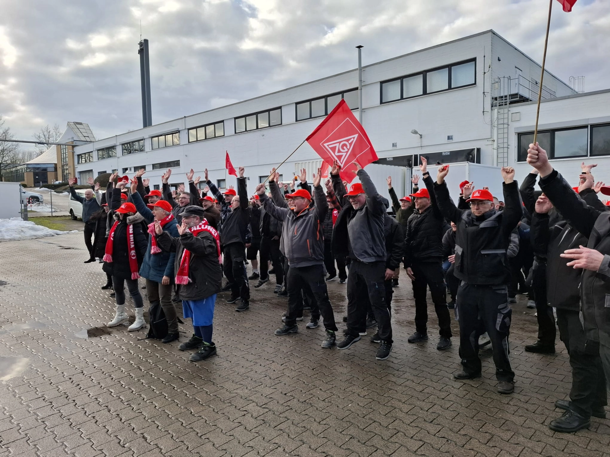 Warnstreik Wilkhahn am 15. Januar 2025