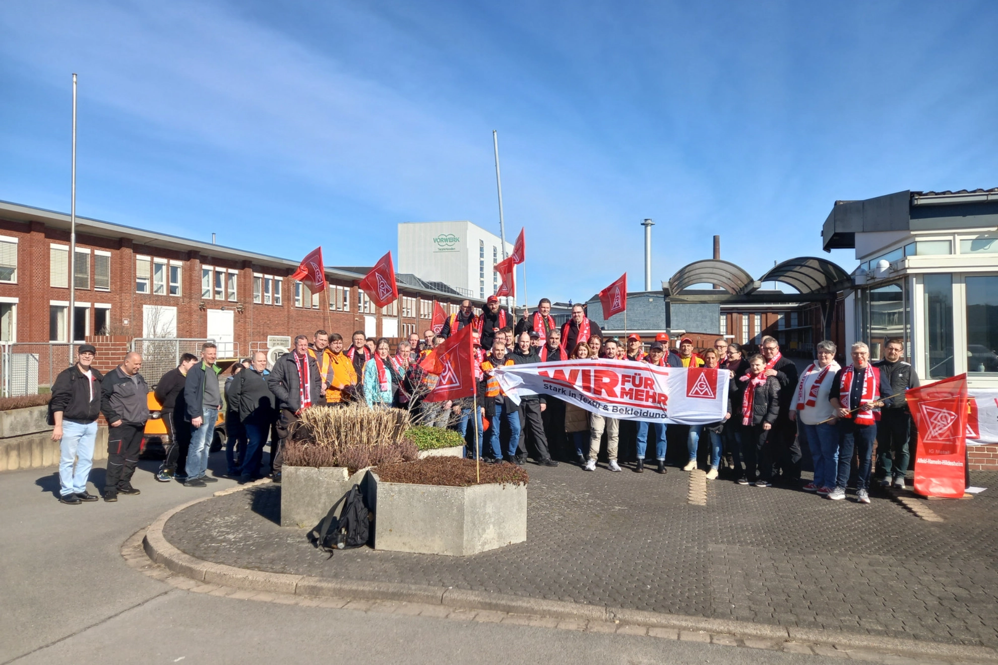 Warnstreik im "Das Teppichwerk"