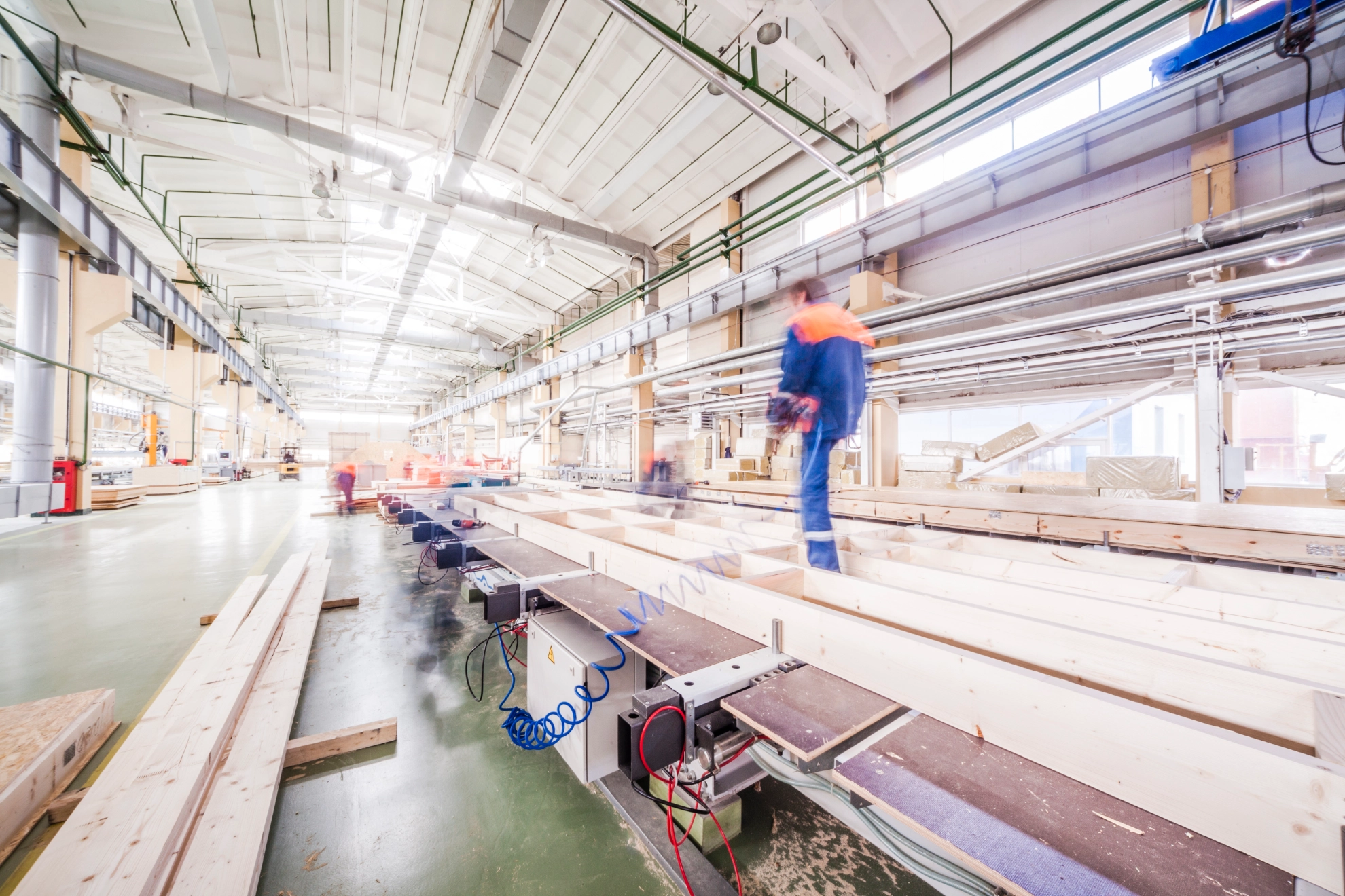 Holzfabrik: Holzindustrie, Herstellung von Dielen