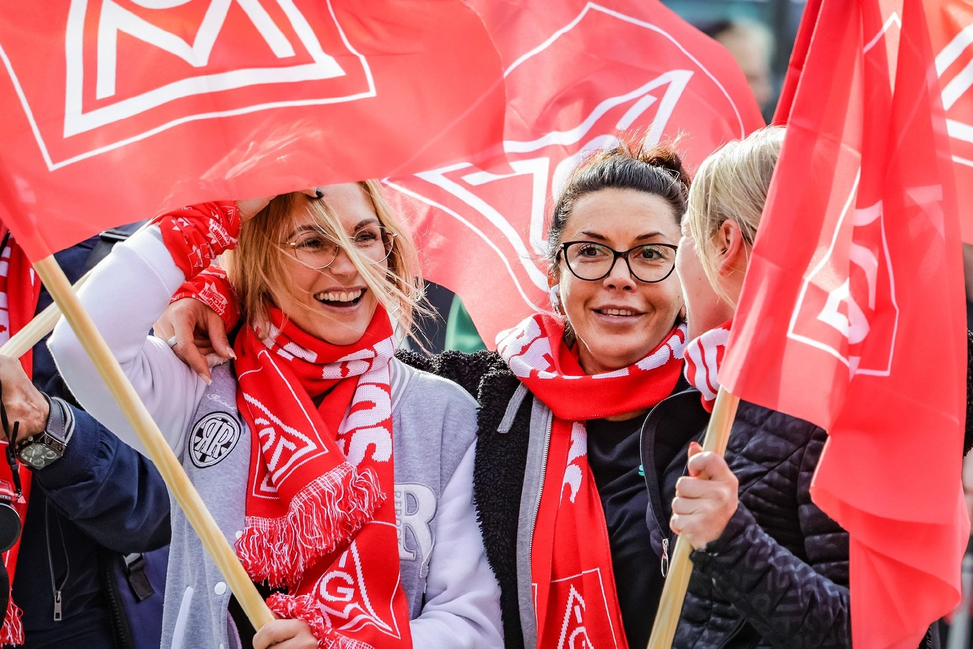 Frauen, Demo, IG Metall