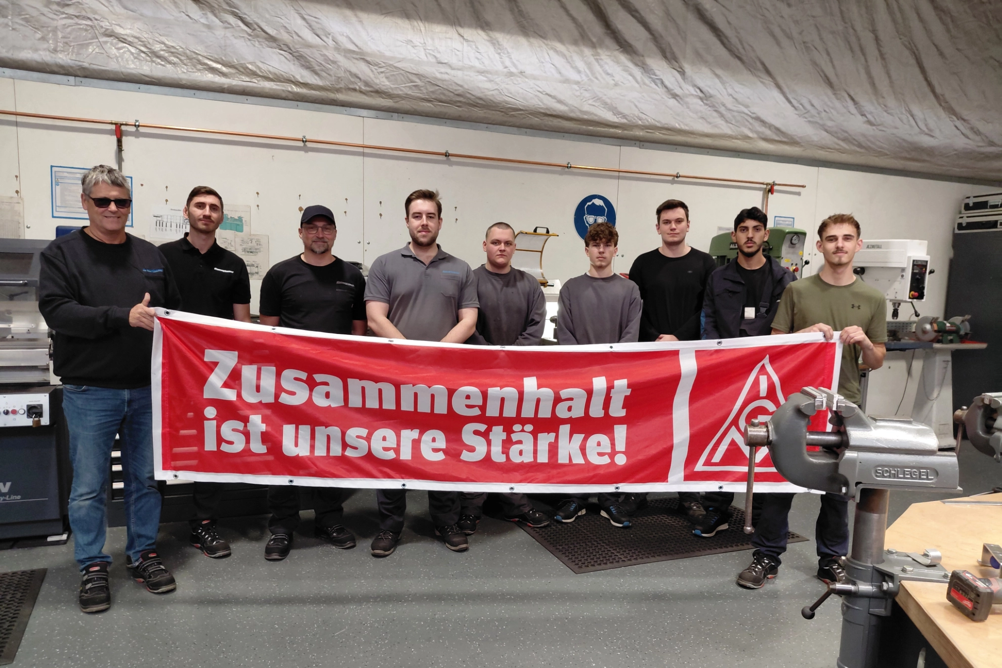 Tarifaktion "Zusammenhalt ist unsere Stärke!"