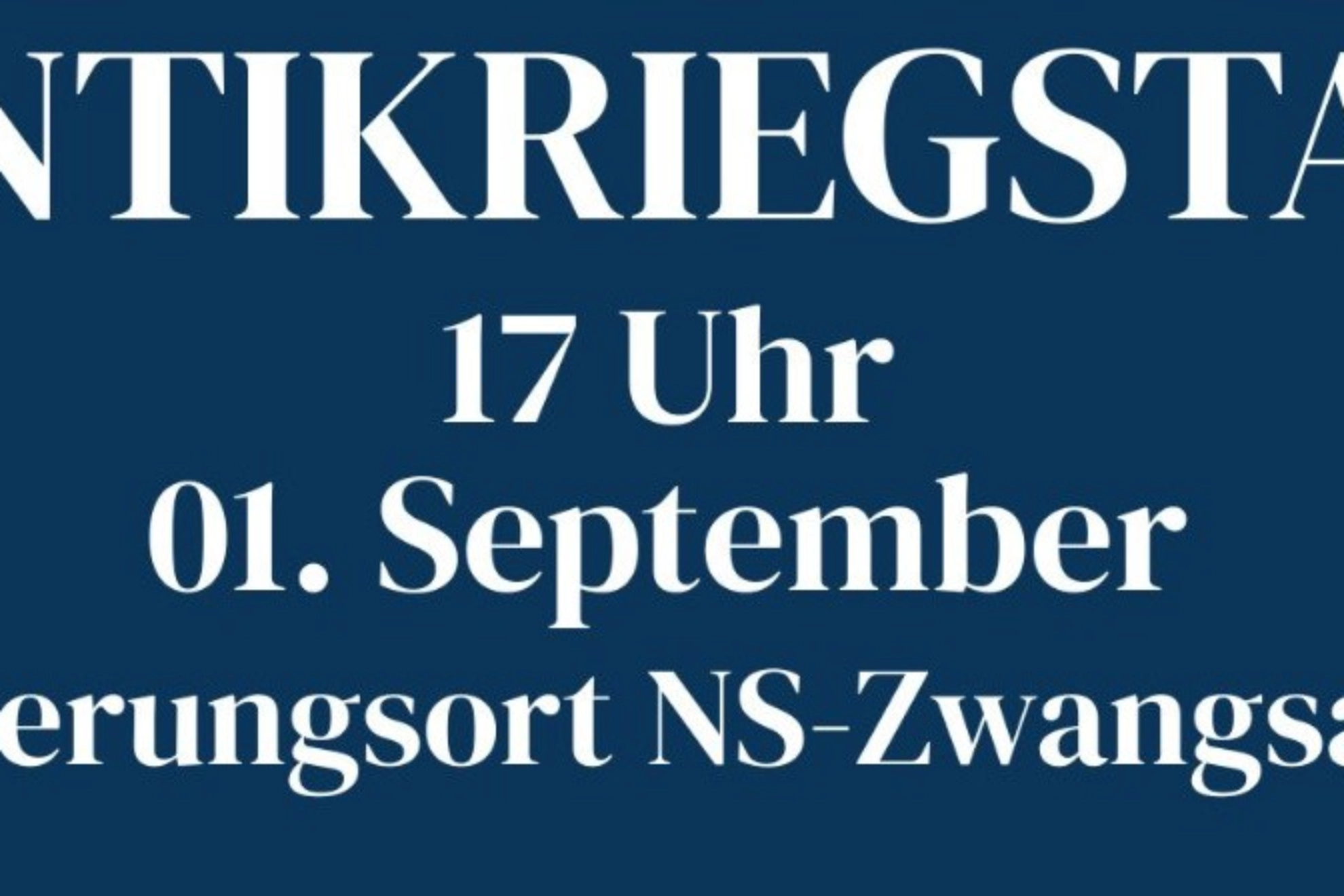 Antikriegstag 2025 Hamlen