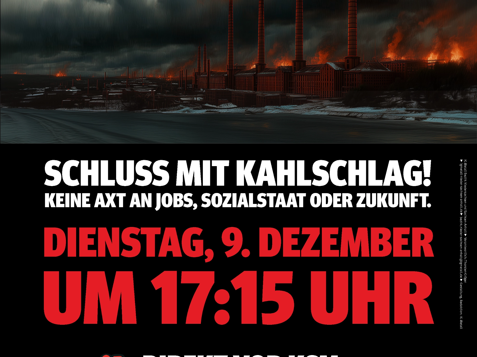 Plakat zum Aktionstag