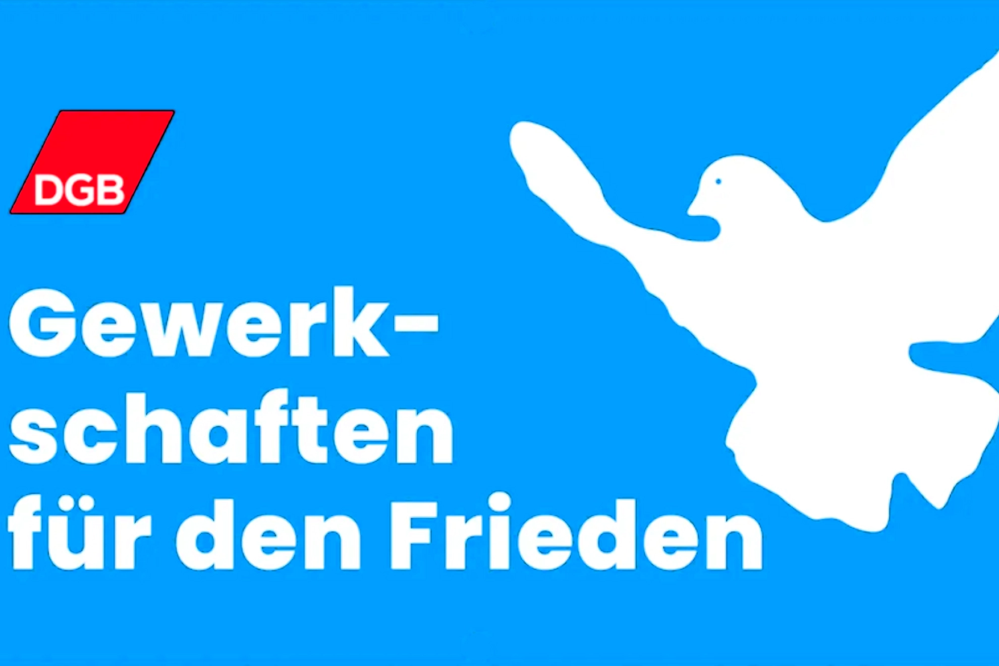Gewerkschaften für den Frieden, Logo