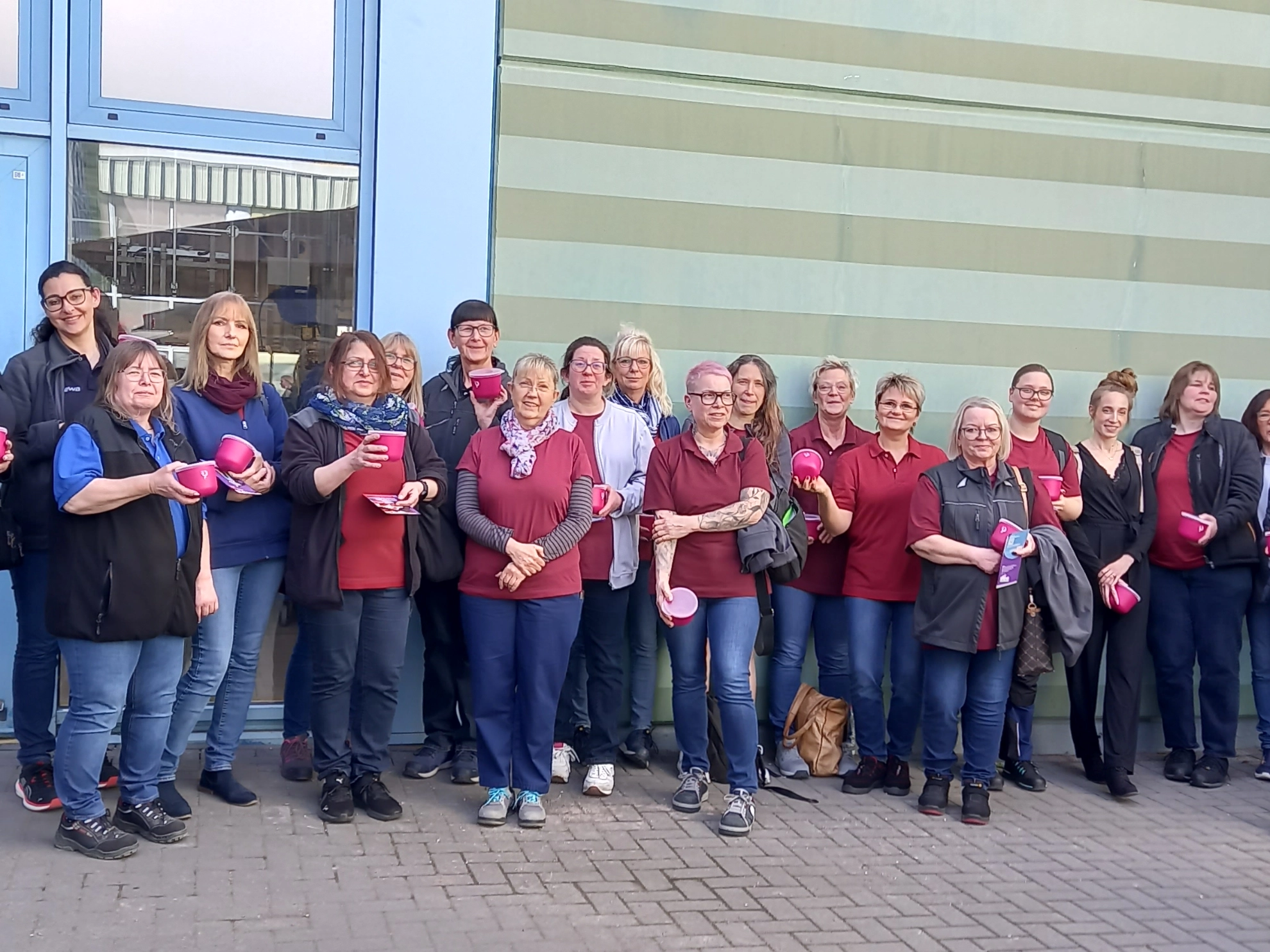 Aktion bei Mewa zum internationalen Frauentag 206