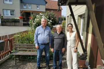 Der Kollege Herman Meier ist unserer IG Metall seit 80 Jahren treu.