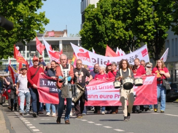 Maikundgebungen in der Region