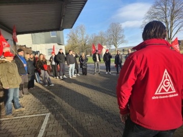 Warnstreik bei Haworth
