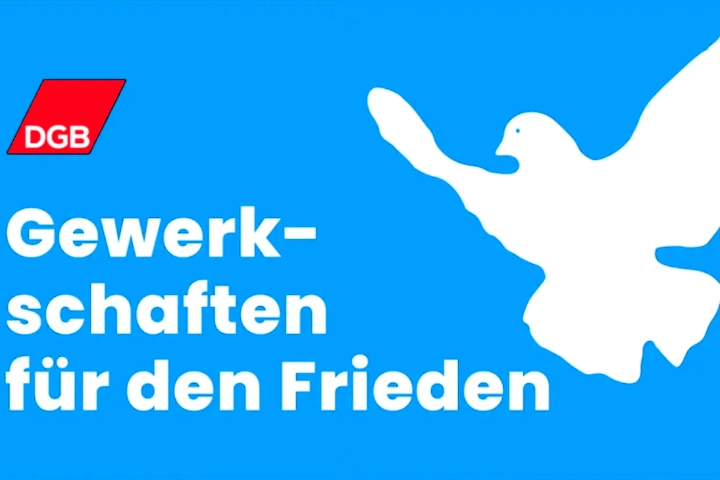 Gewerkschaften für den Frieden, Logo