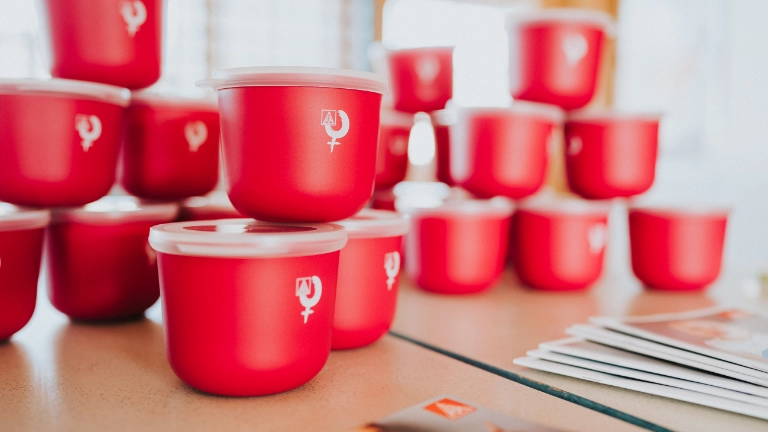 Impressionen von der Aktion zum Frauentag bei Fa. Stüken in Rinteln