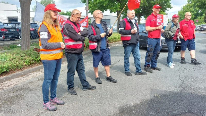 Warnstreik bei Mewa