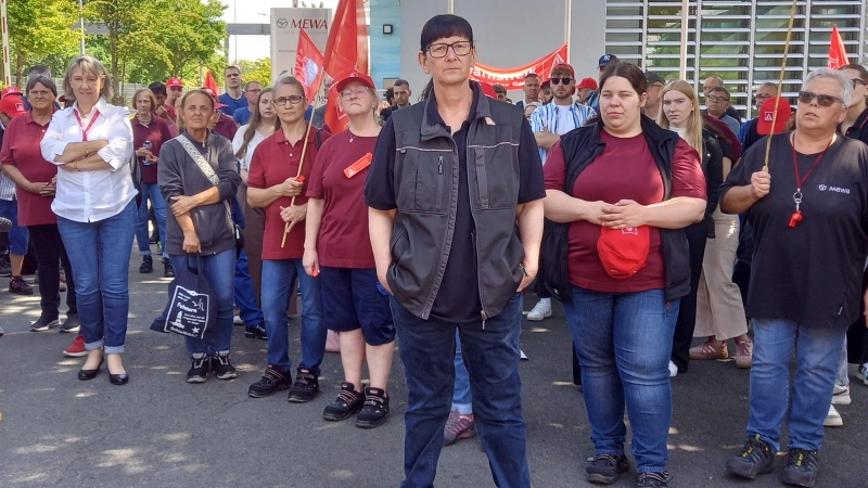 Warnstreik Mewa am 26.06.2025
