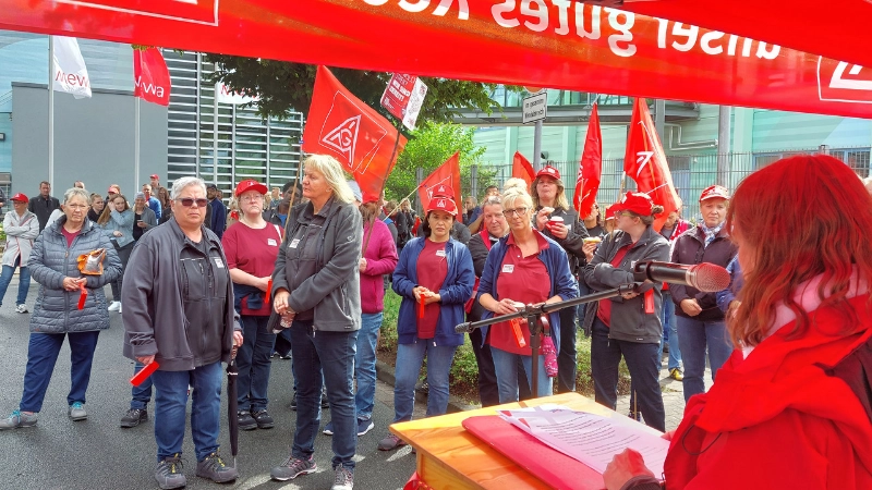 Warnstreik bei Mewa