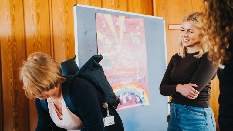 Impressionen von der Aktion zum Frauentag bei Fa. Stüken in Rinteln