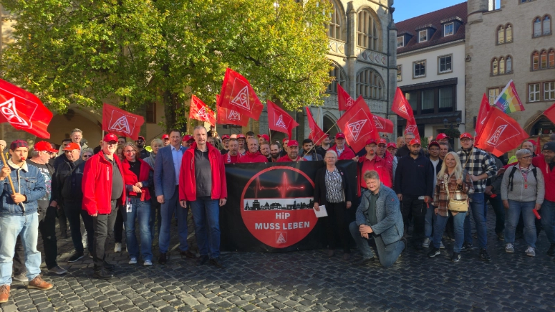 Flashmob bei Bosch Hildesheim, 30. September 2025