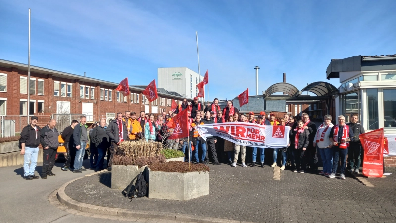 Warnstreik im "Das Teppichwerk"