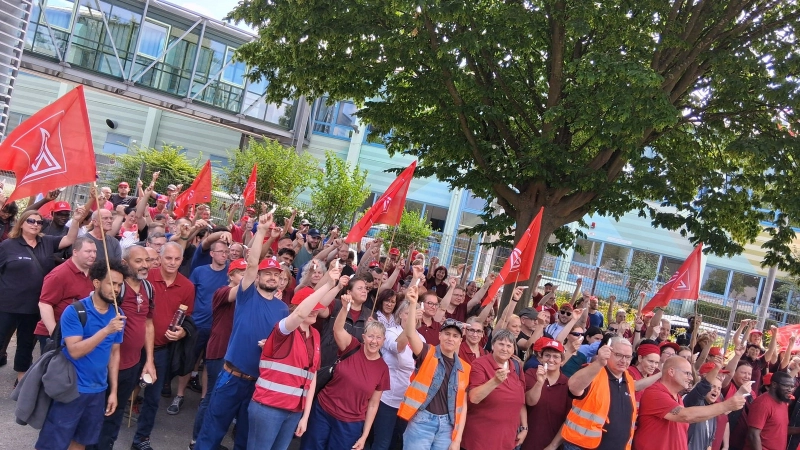 Warnstreik Mewa am 26.06.2025