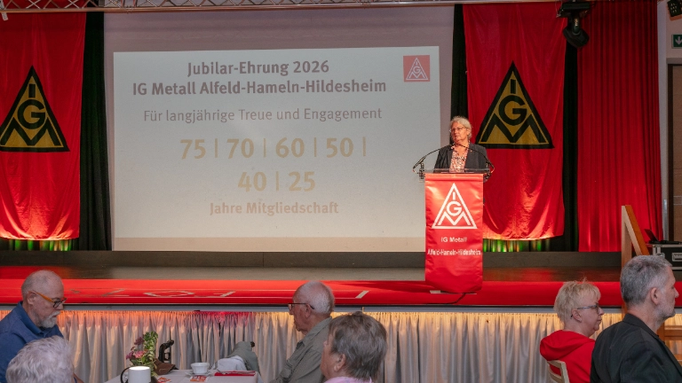 Jubilare und Gäste