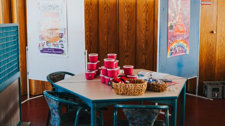 Impressionen von der Aktion zum Frauentag bei Fa. Stüken in Rinteln