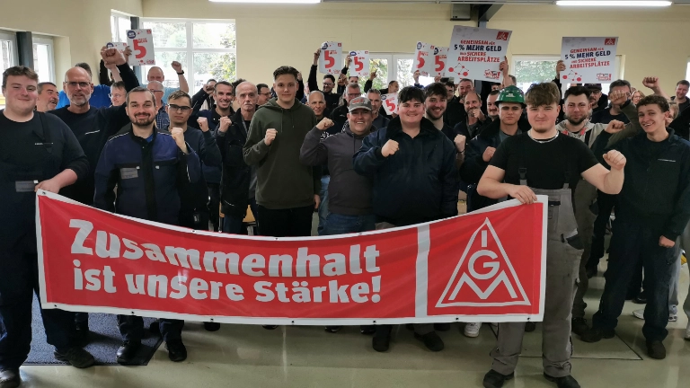 Tarifaktion "Zusammenhalt ist unsere Stärke!"