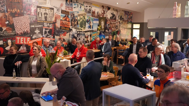 Aufnahme vom Empfang