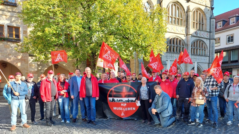 Flashmob bei Bosch Hildesheim, 30. September 2025