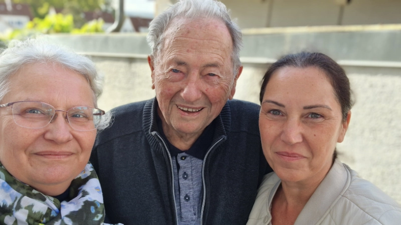 Karoline Kleinschmidt (v.l.), Hans Siebert und Sabina Sawyer.